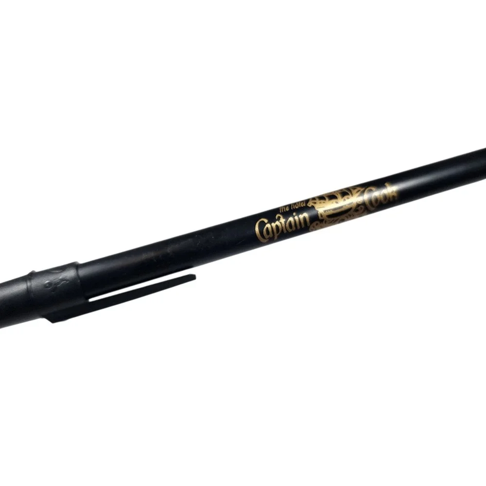 Rare Hotel Captain Cook Black Pen Gold Logo Ship Nautical‎ Collectible Souvenir